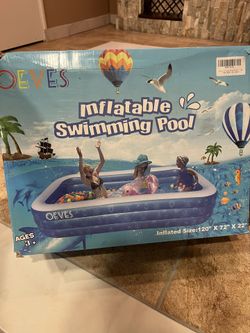 Oeves nflatable Swimming Pool 
