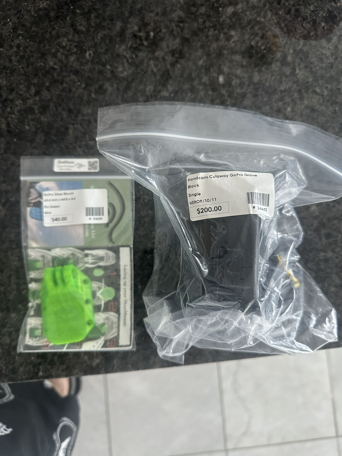 Handcam Cutaway GoPro Glove HERO9/10/11 With Shoe Mount