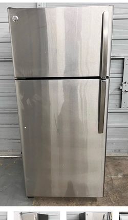 GE Stainless Steel Top and Bottom Refrigerator