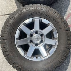 Toyota Wheels With Tires Nitto Ridge grappler