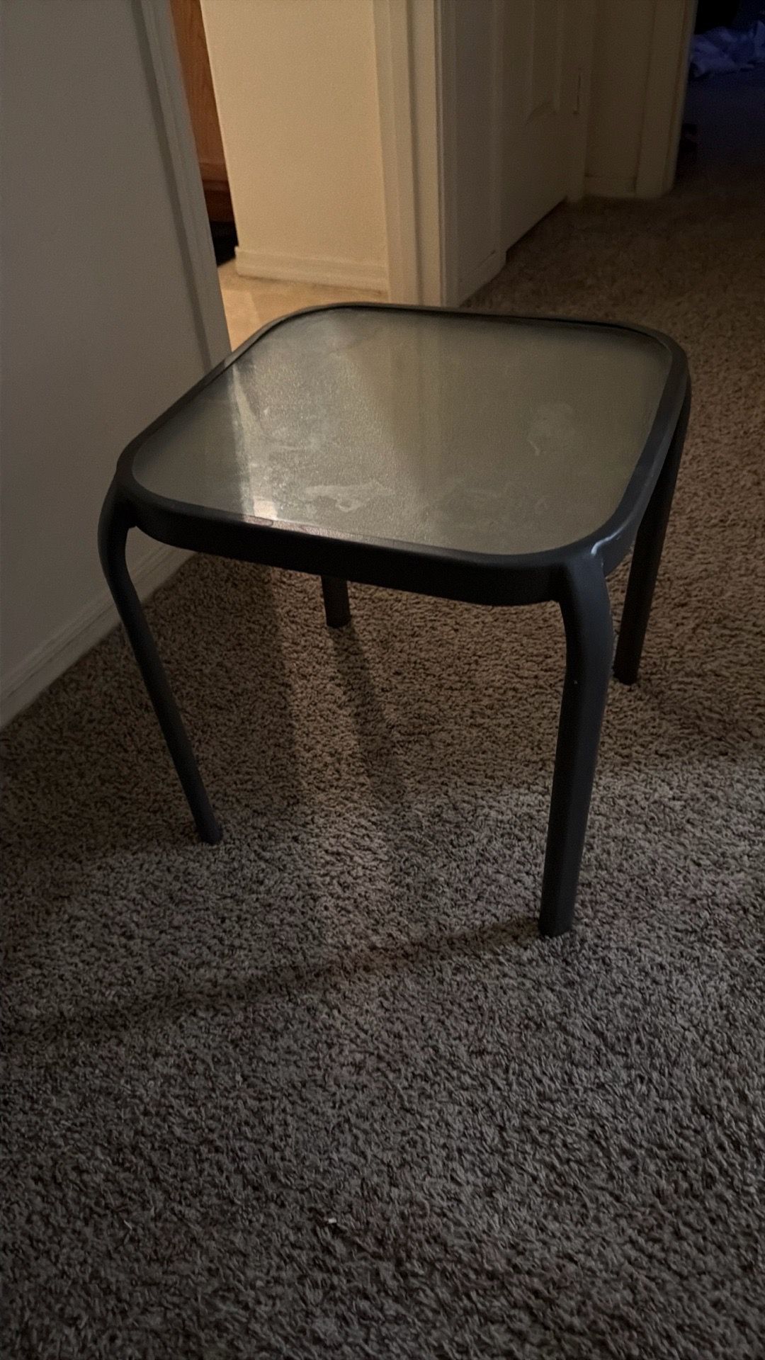 Glass small table