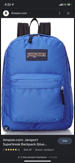 Blue Jansport Backpack