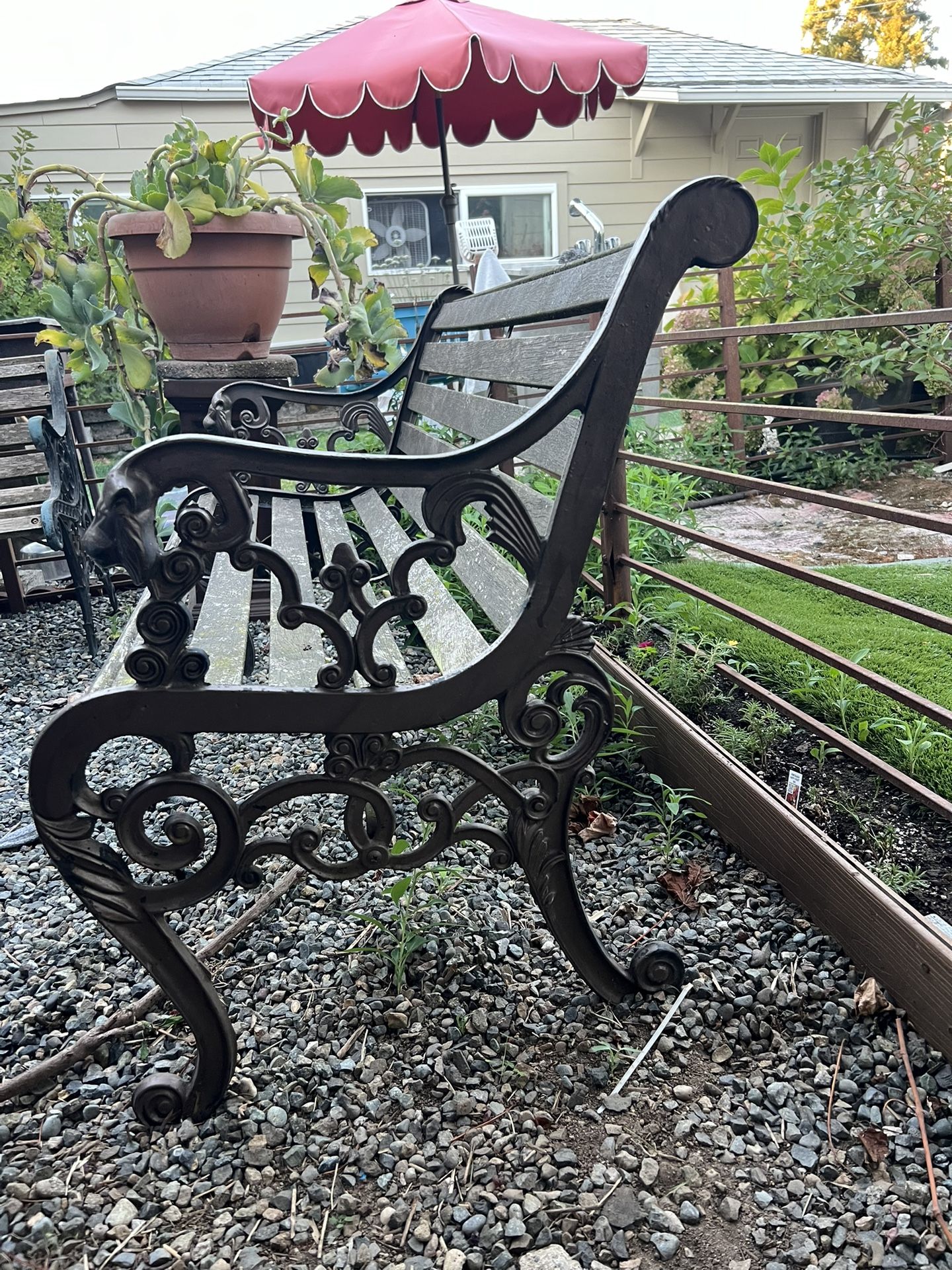 3 Vintage Garden Benches – $280 total