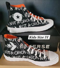 Converse "Not A Chuck! Size 5Y
