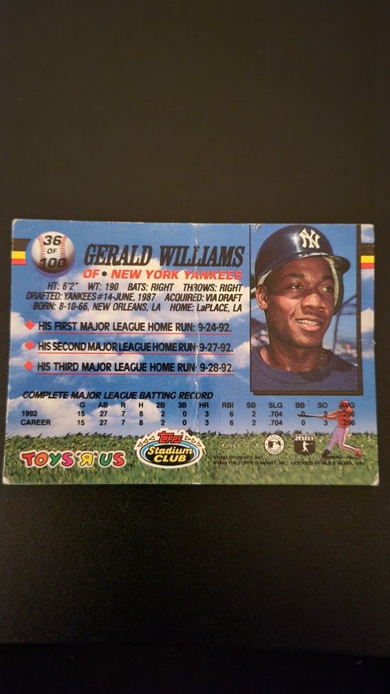 Baseball Card