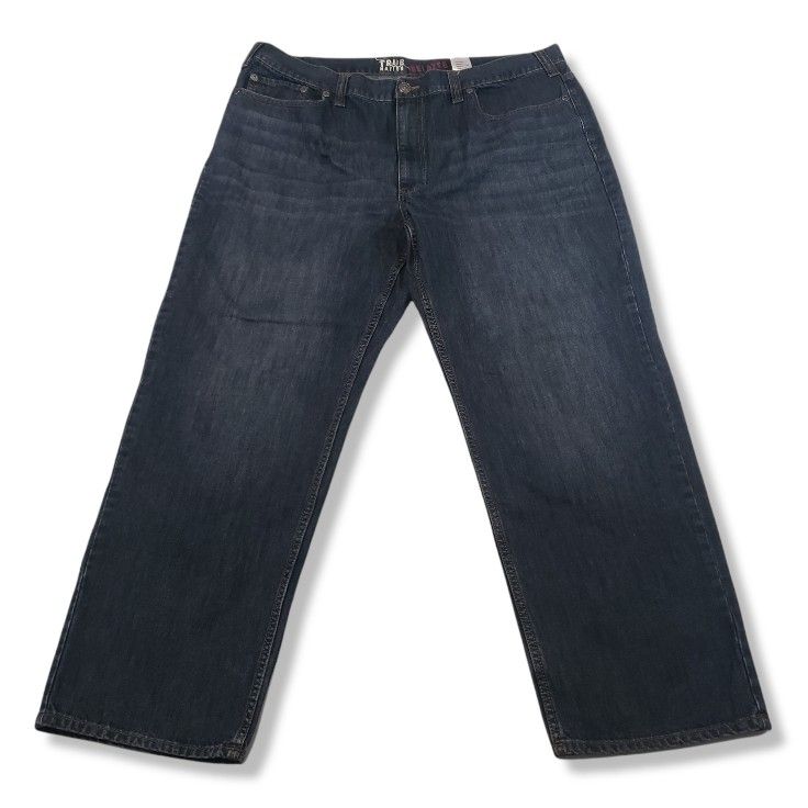 True Nation Jeans Size 44 Mens True Nation Relaxed Fit Straight Blue Denim Jeans Measurements In Description