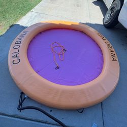 Brand new 8ft floating dock two toned orange in color. 