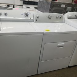 Kenmore High Capacity Electric Washer And Dryer Set 