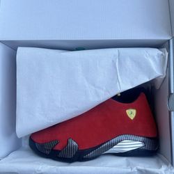 Air Jordan 14 Retro Ferrari/Challenge Red SIZE SWAP FOR 9.5