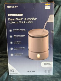 Blueair DreamWell Humidifier + Bonus Wick Filter — LIKE NEW, Save $30 Off Retail!