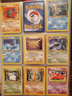 Pokemon cards (9) rare - lot 002