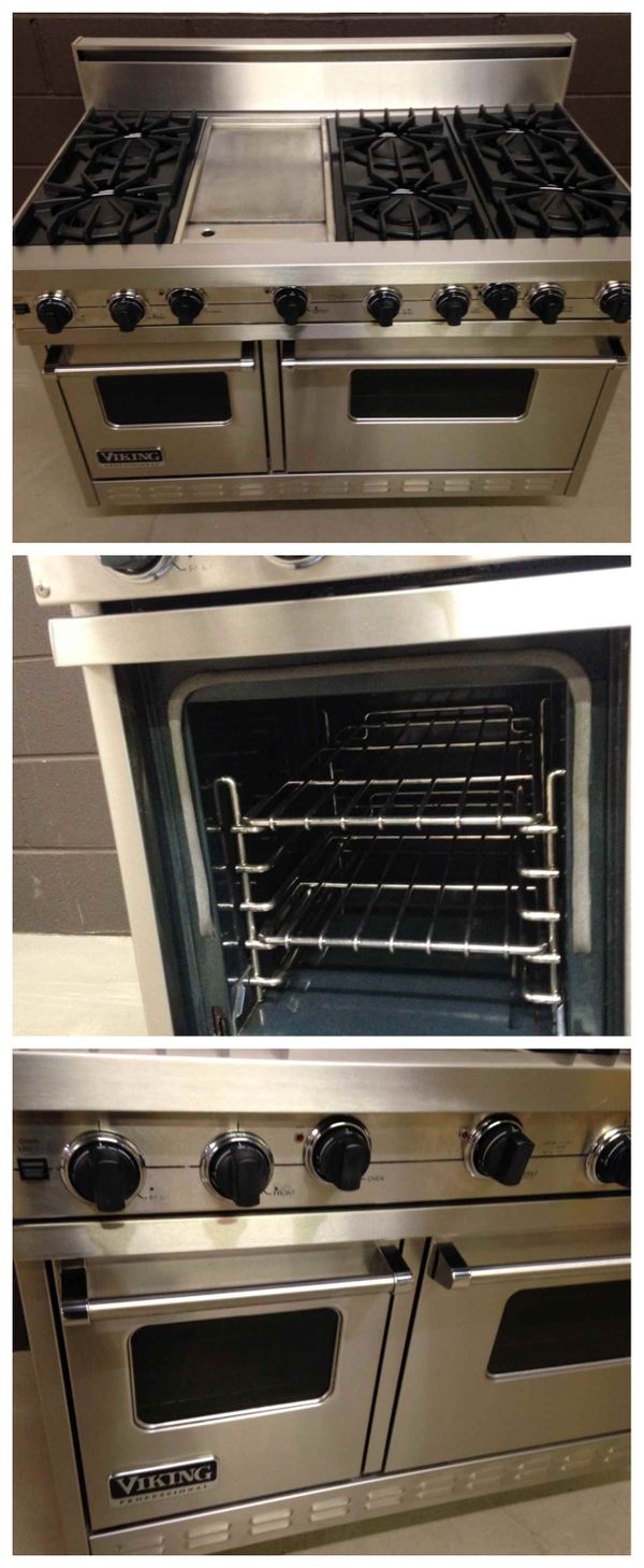 Viking 48" Range VGRC4856GSS Gas Stove 6 Burners Professional