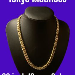 14k Gold Filled Cuban 20 inches 10 mm