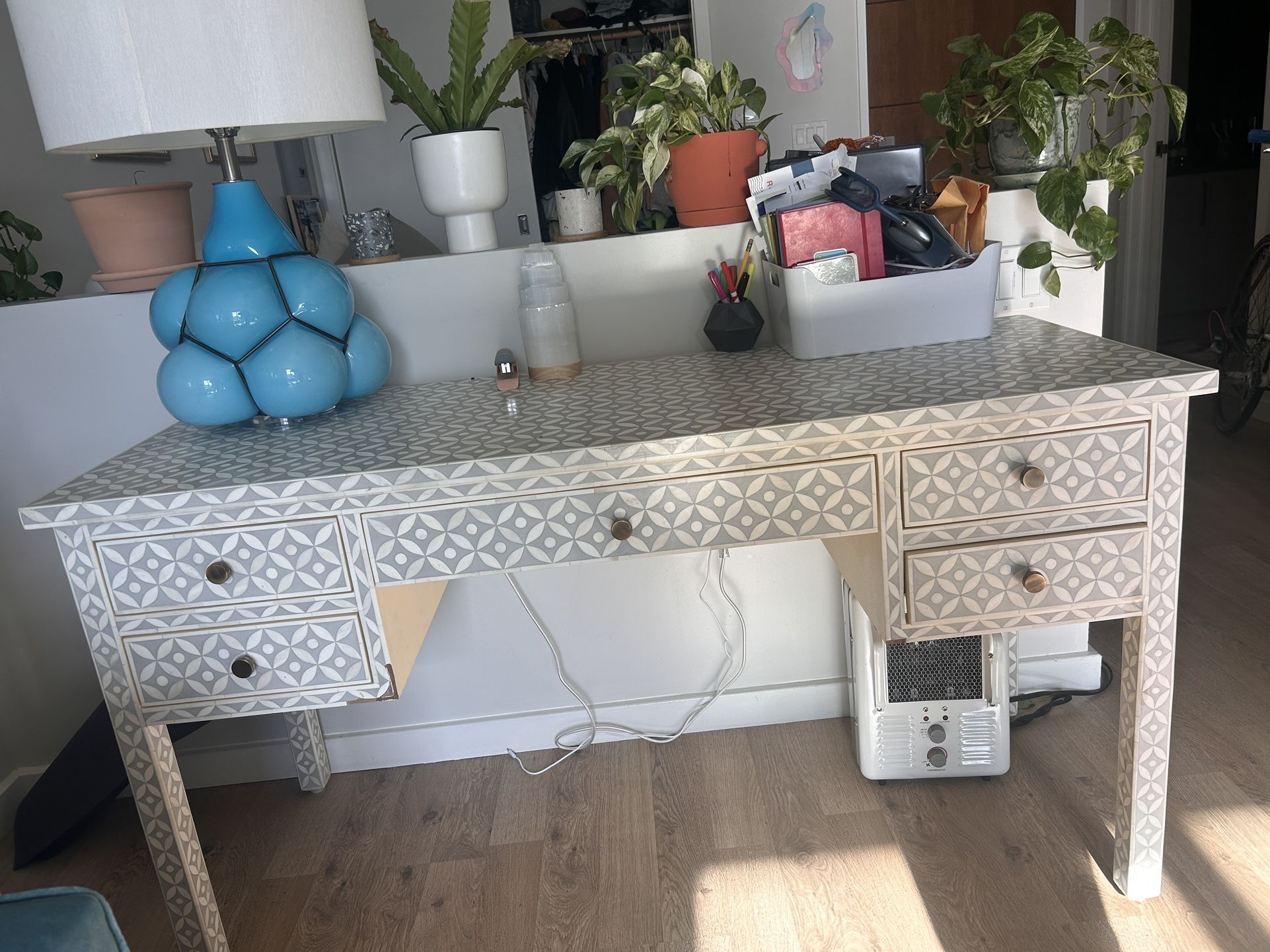 Grey Medium Desk