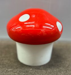 Earthbound Trading Company Ceramic Mushroom Cookie Jar