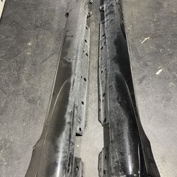 2009 OEM Mercedes r171 SLK55 AMG  Side Skirt Rocker Panels Molding black