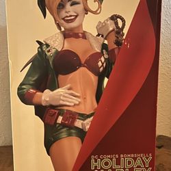 DC Comics Bombshells Holiday Harley Quinn Statue Dc Collectibles 