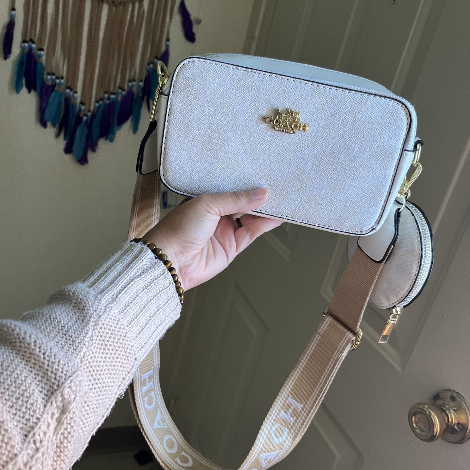 White coach purse