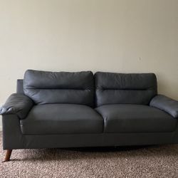 Two Piece Grey Sofa 