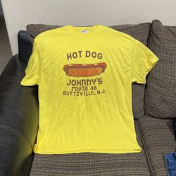 Size 2XL, Hot Dog Johnny’s Route 46 Vintage T-Shirt.
