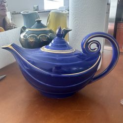Hall Blue Aladdin Vintage Teapot 