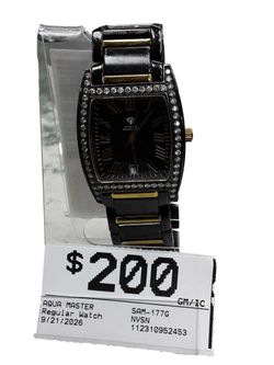Aqua Master Sam-177g Black Regular Watch