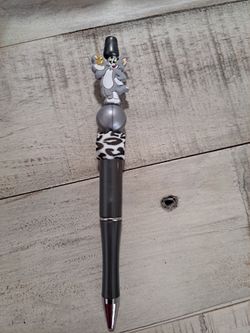 Tom and Jerry Beaded Ballpoint Pen