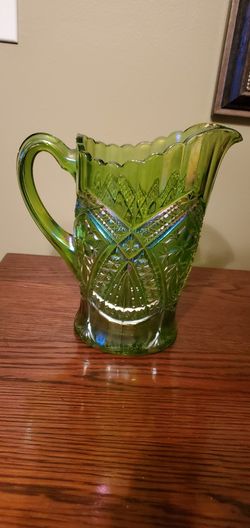 Carnival Glass Pitcher