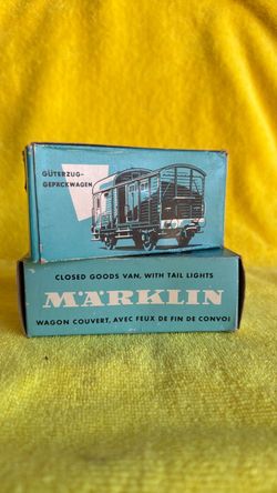 Vintage marklin model trains still new in box