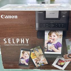 NEW! Canon Selphy CP1300 Compact Photo Printer