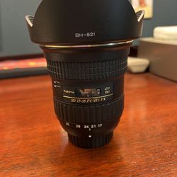 Tokina 17-35mm F/4 For Nikon F Mount