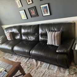 Leather Couch Recliner