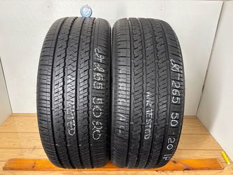 2 tires 265 50 20 Bridgestone ecopia hl 422 plus like new
