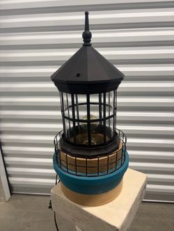 Lighthouse Table Lamp Nautical Decor