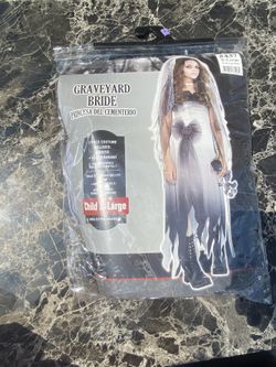 Graveyard Bride Costume - Child XL