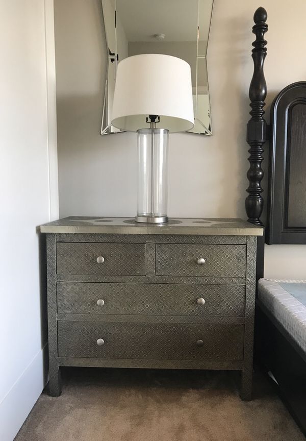 Mango Wood With Embossed Metal Dresser For Sale In Cary Nc Offerup