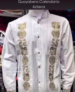 Guayabera Calendario Azteca - Variety/Variedad De Guayaberas 