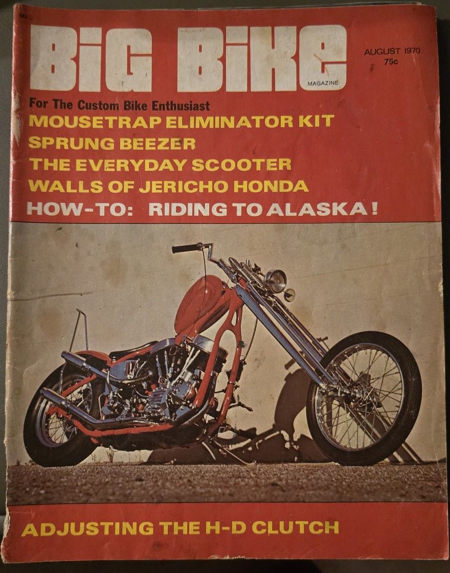Big bike August 1970