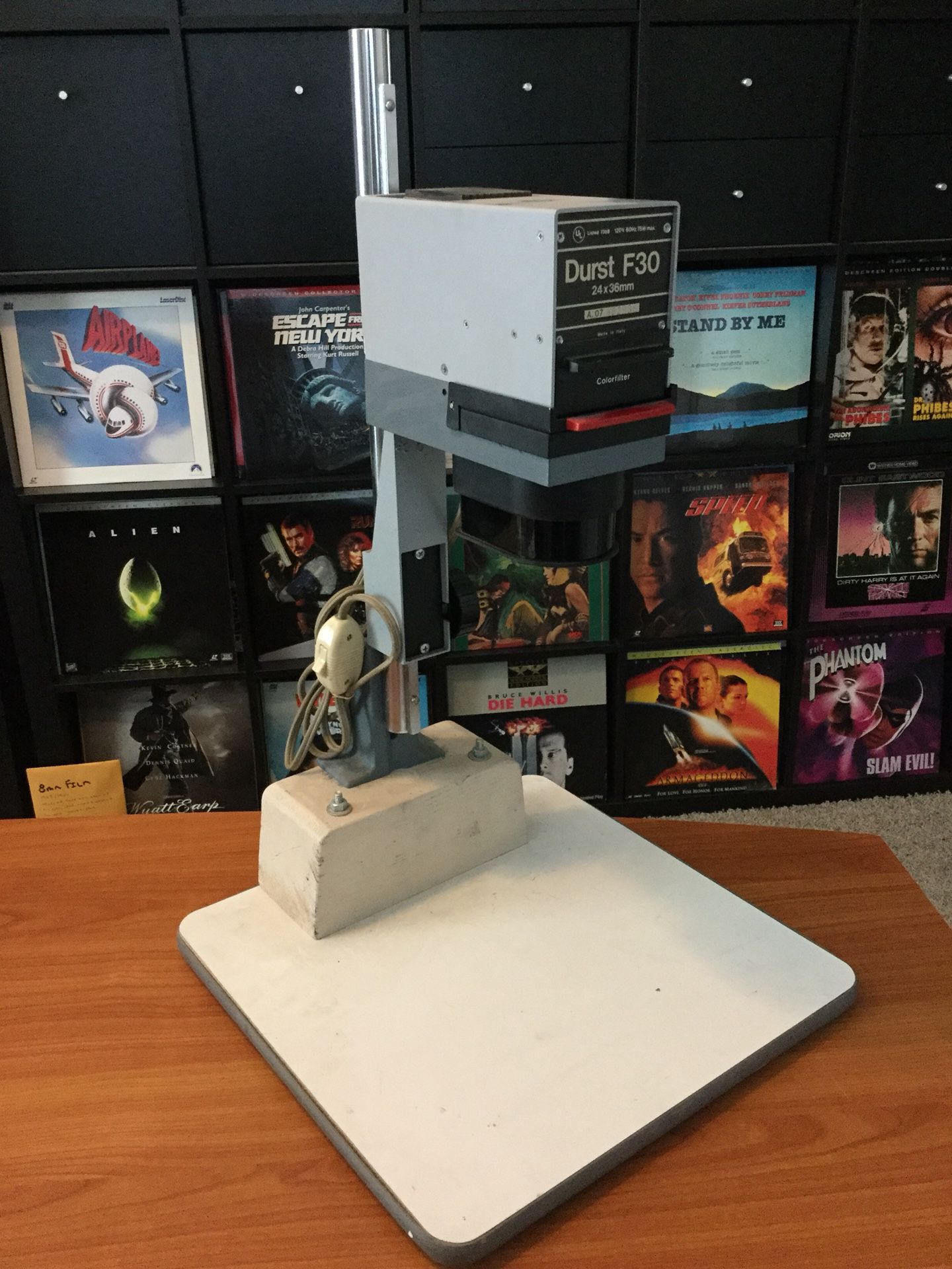 Durst F30 photo enlarger. Enlarger needs a bulb and a lens