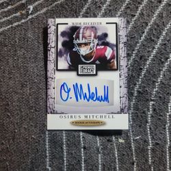 Dallas Cowboys Rookie Autographed Card 