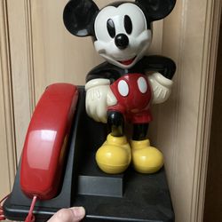 Mickey Mouse Phone  $15 Works 