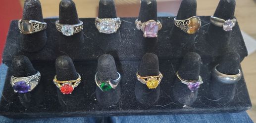 925 silver rings 30$ each 6 1/2 & 7