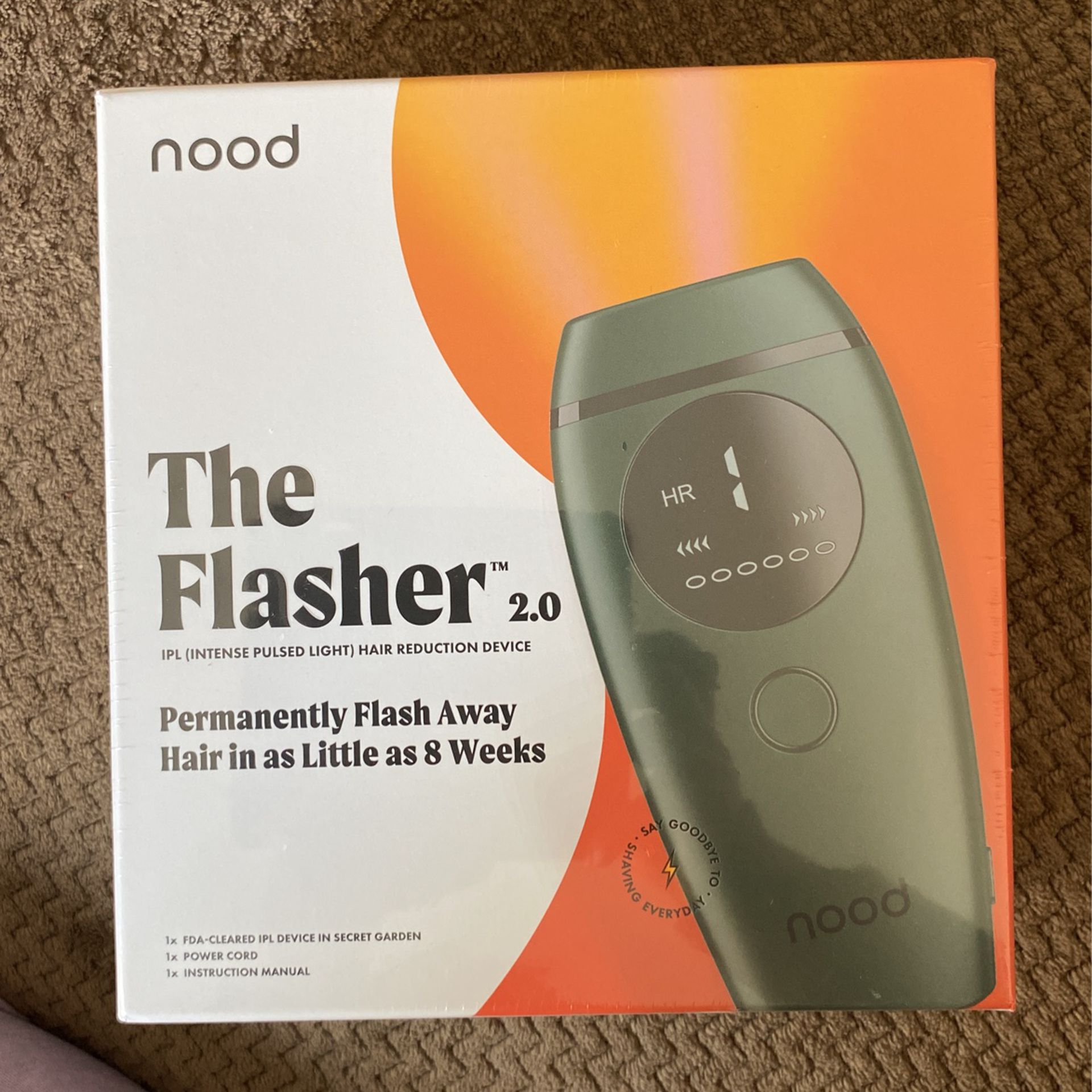 Nood - the flasher 2.0- hair removal device 