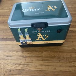 Coleman Steel Banded A’s Cooler 