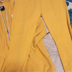 Nike Sportswear Club Zip- Up Jacket (Large) And Joggers (Small)