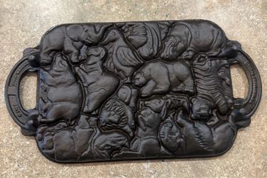 Cast Iron John Wright Gem Pan