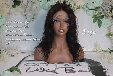 Mahogany Water Wave Wig