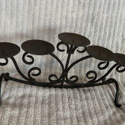 Metal 5 Candle Holder 
