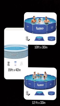 SWIMMING POOL / ALBERCA DIFFERENT SIZE AND PRICES