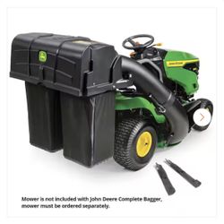 NEW~ John Deere 42 in. Twin Bagger for 100 Series Tractors